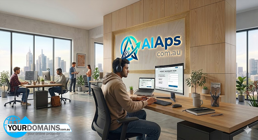 AIAps.com.au: Premium Domain Name For Sale @YourDomains.com.au