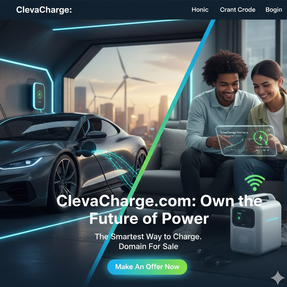Domain Name for Sale | Smart EV & Energy Solutions